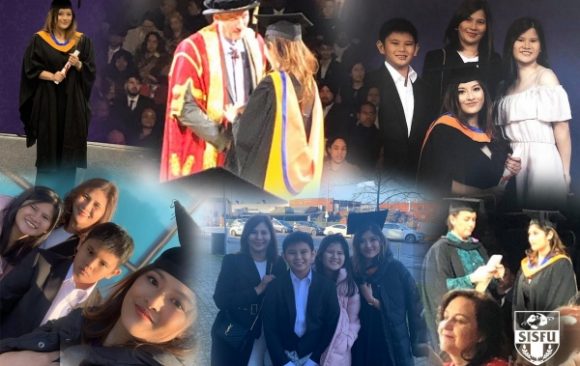 SISFU-Southville Student, Alyanna Flores, Graduates from De Montfort University, UK