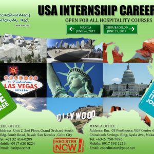 USA Internship Career Fair for Hospitality Courses