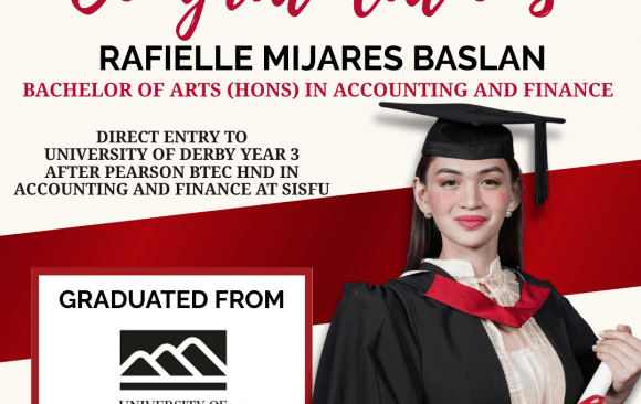 From SISFU to the UK: How Raffiele Baslan Turned Her HND into a Global Degree