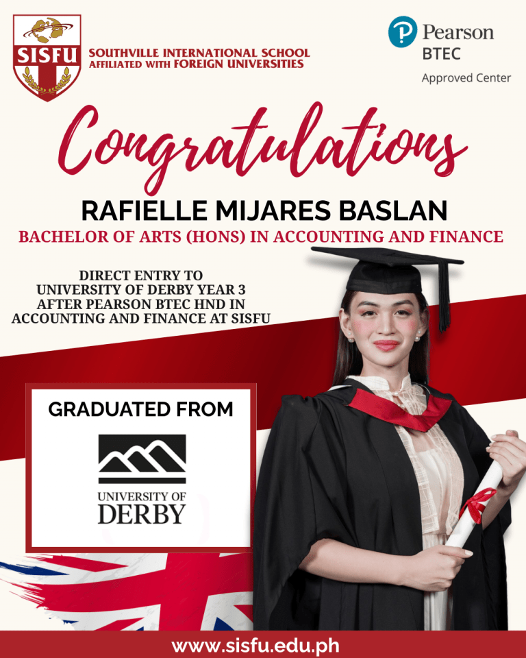 From SISFU to the UK: How Raffiele Baslan Turned Her HND into a Global Degree