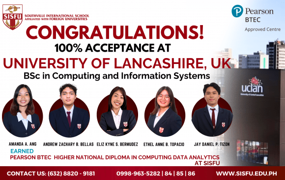 100% Acceptance to University of Lancashire – Congratulations SISFU Data Analytics Students!