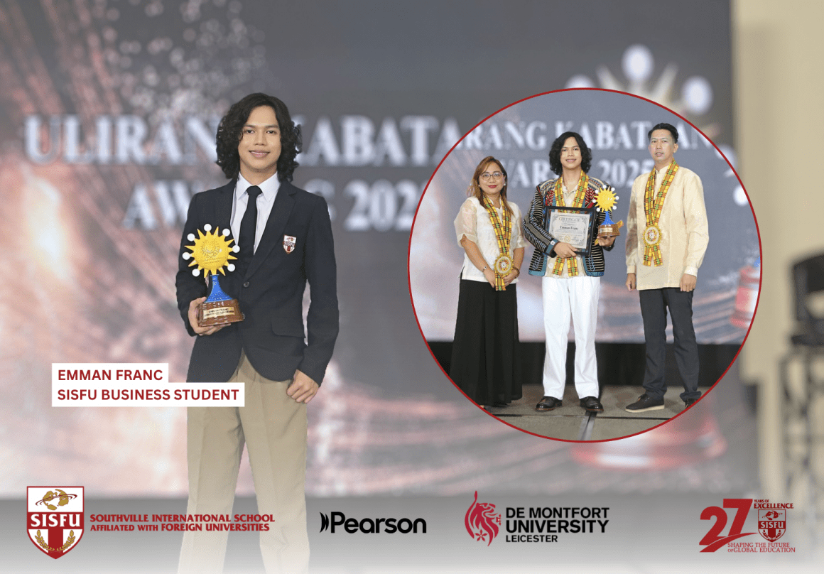 SISFU Student Emman Franc Named Ulirang Kabataan Awardee 2025 Ambassador