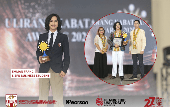 SISFU Student Emman Franc Named Ulirang Kabataan Awardee 2025 Ambassador