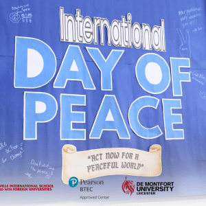 SISFU Students Lead the Call for Peace and Unity on International Peace Day