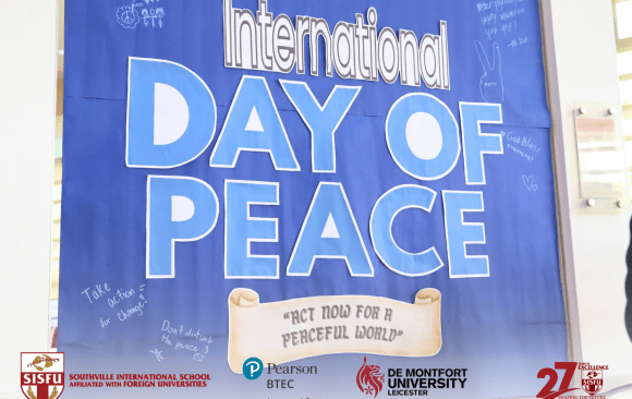 SISFU Students Lead the Call for Peace and Unity on International Peace Day
