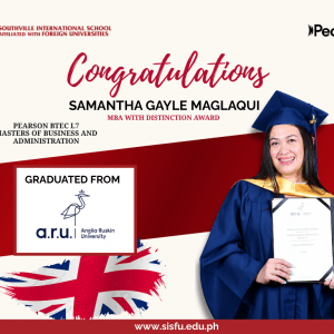 DMU and UK Graduates (2) SISFU Alumna Earns MBA with Distinction from Anglia Ruskin University, UK